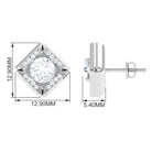 Vibrant Grown Labs-Classic Lab Grown Diamond Stud Earrings