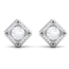 Vibrant Grown Labs-Classic Lab Grown Diamond Stud Earrings