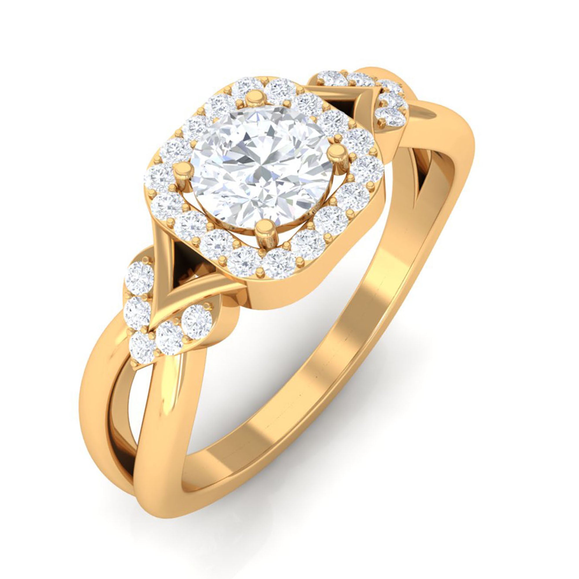 Vibrant Grown Labs-Lab Grown Diamond Engagement Ring