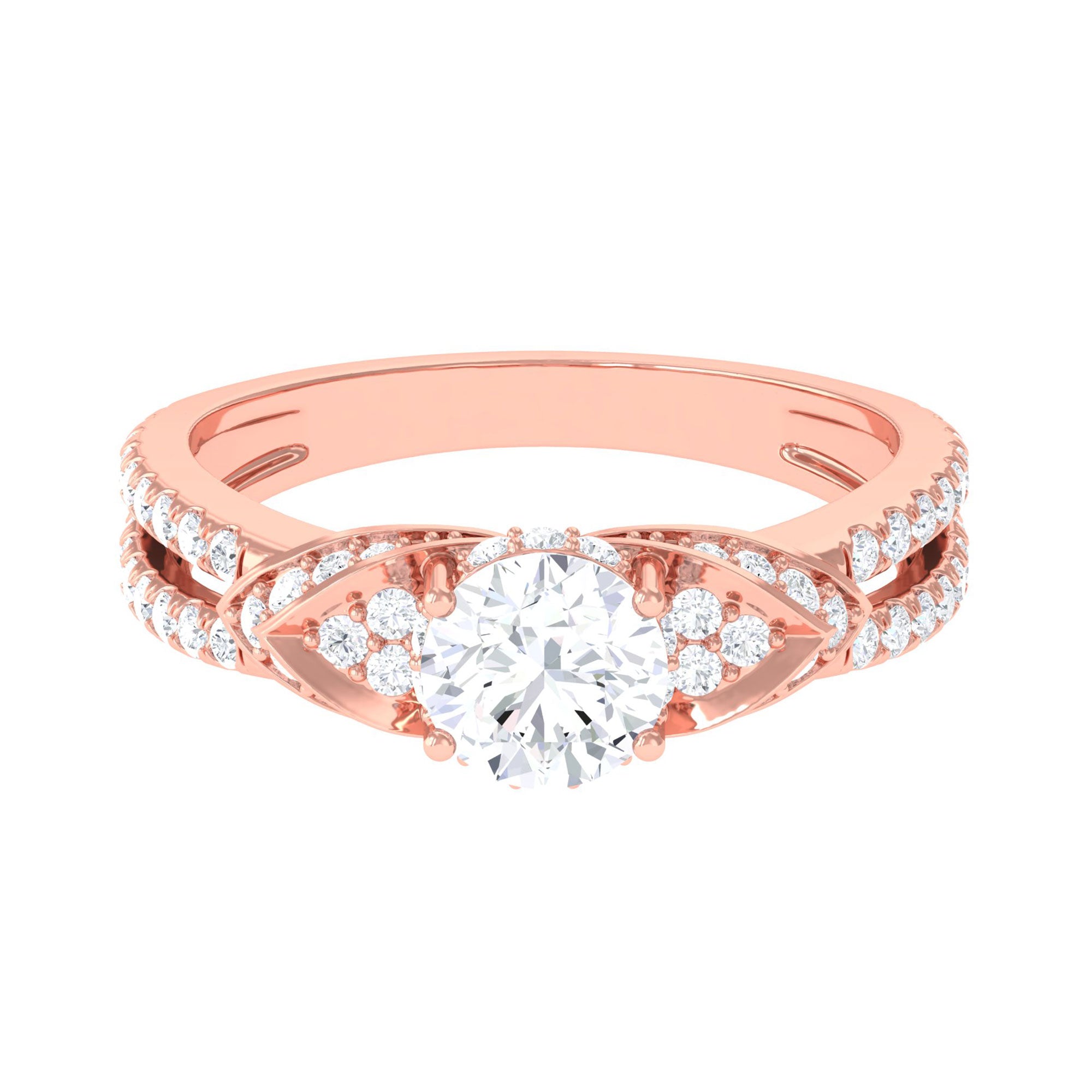 Vibrant Grown Labs-Classic Lab Grown Diamond Engagement Ring