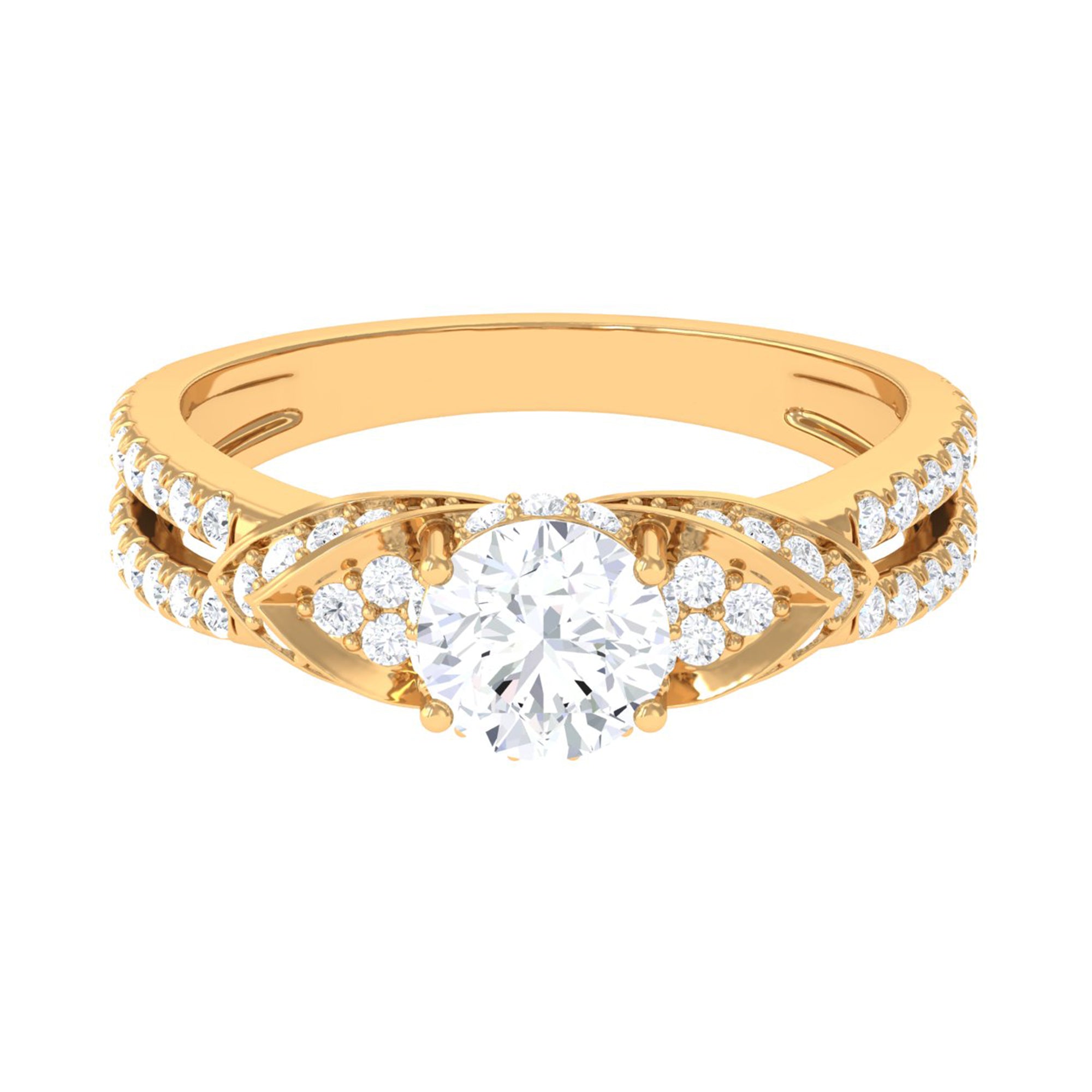 Vibrant Grown Labs-Classic Lab Grown Diamond Engagement Ring