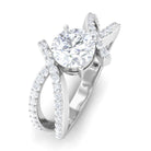 Designer Engagement Ring with Lab Grown Diamond Lab Grown Diamond - ( EF-VS ) - Color and Clarity - Vibrant Grown Labs