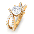 Designer Engagement Ring with Lab Grown Diamond Lab Grown Diamond - ( EF-VS ) - Color and Clarity - Vibrant Grown Labs